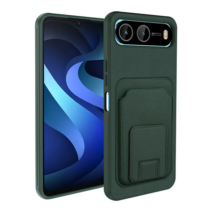 İnfinix Hot 60i 5G Kılıf Kartlıklı TPU Zore Bikart Kapak