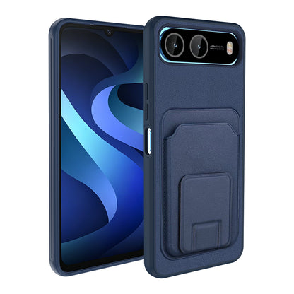 İnfinix Hot 60i 5G Kılıf Kartlıklı TPU Zore Bikart Kapak