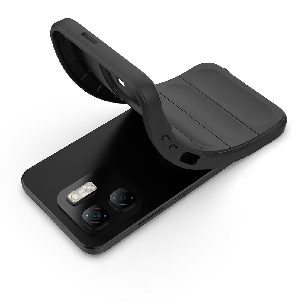 İnfinix Smart 9 Kılıf Esnek TPU Oyuklu Arka Yüzey Tasarımlı Zore Etnik Silikon Kapak