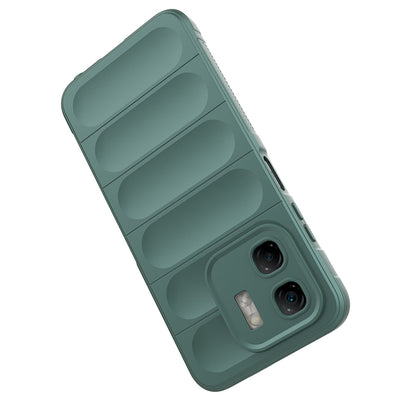 İnfinix Smart 9 Kılıf Esnek TPU Oyuklu Arka Yüzey Tasarımlı Zore Etnik Silikon Kapak
