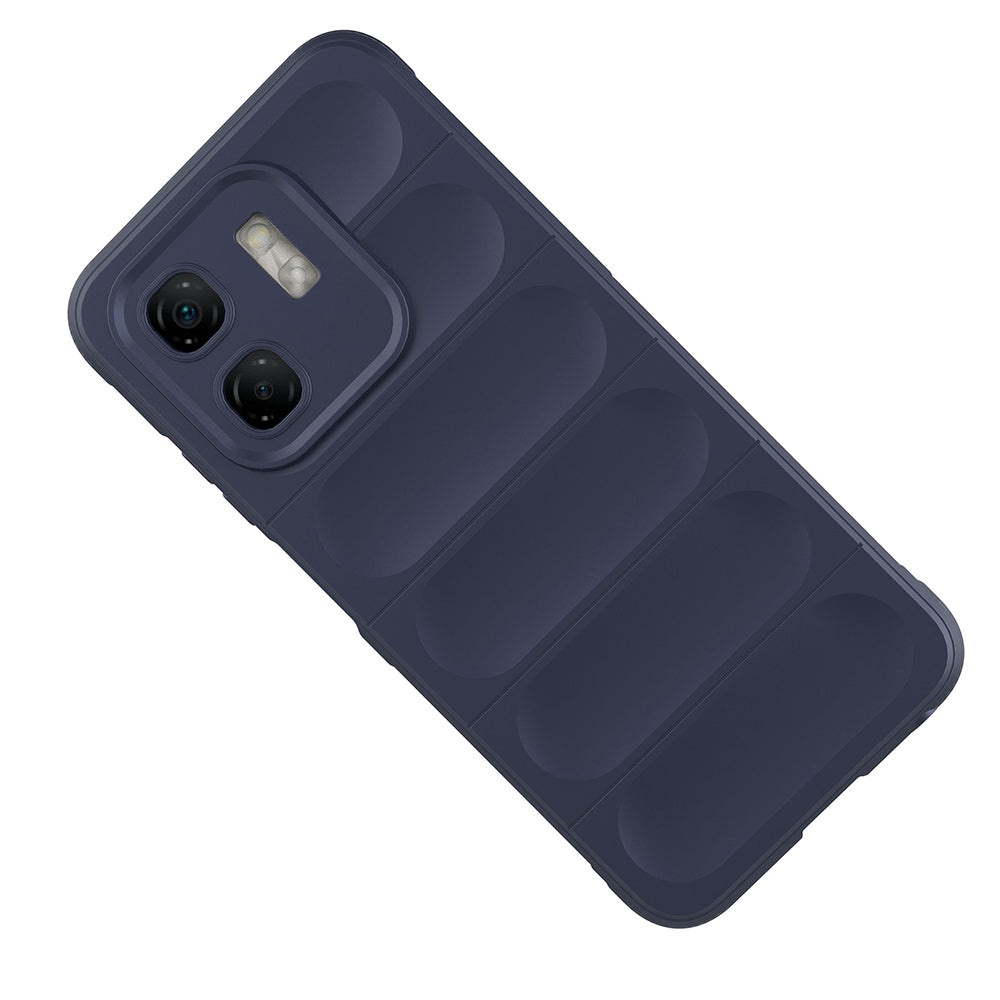 İnfinix Smart 9 Kılıf Esnek TPU Oyuklu Arka Yüzey Tasarımlı Zore Etnik Silikon Kapak