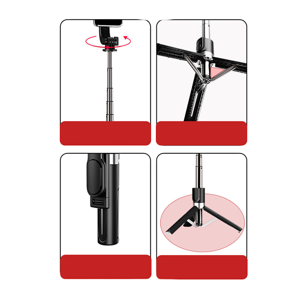 Jmary KT-219 360 Derece Dönebilen Kablosuz Kumandalı Tripod ve Selfie Çubuğu