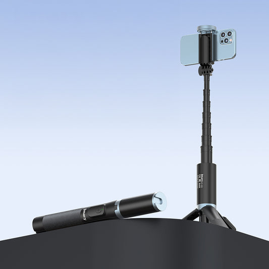 Jmary KT-259 360 Derece Dönebilen Kablosuz Kumandalı Tripod ve Selfie Çubuğu