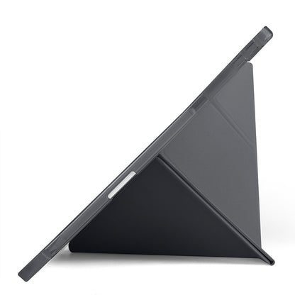 Lenovo Idea Tab Plus 12.1 Kılıf Zore Tri Folding Kalem Bölmeli Standlı Kılıf
