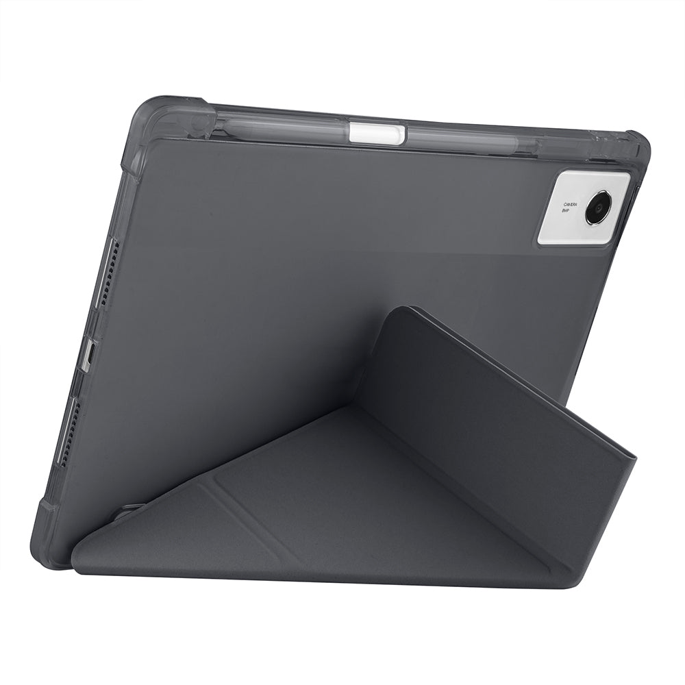 Lenovo Idea Tab Plus 12.1 Kılıf Zore Tri Folding Kalem Bölmeli Standlı Kılıf
