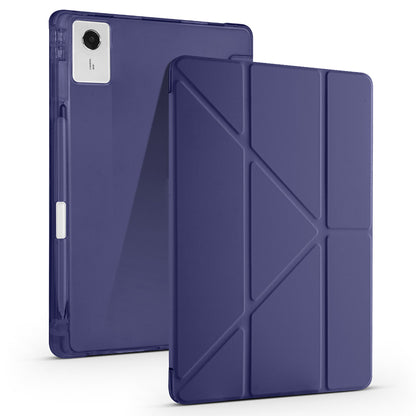 Lenovo Idea Tab Plus 12.1 Kılıf Zore Tri Folding Kalem Bölmeli Standlı Kılıf