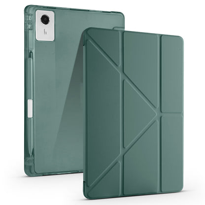 Lenovo Idea Tab Plus 12.1 Kılıf Zore Tri Folding Kalem Bölmeli Standlı Kılıf