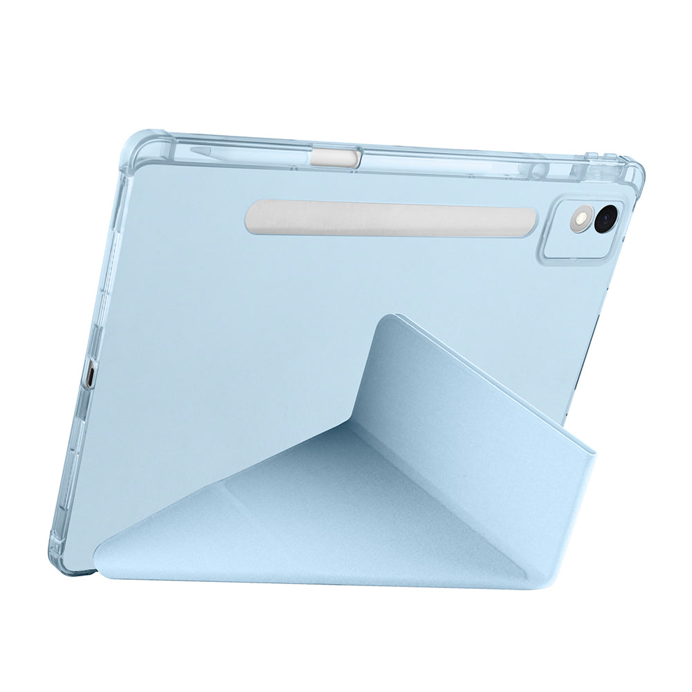 Lenovo Idea Tab Pro 12.7 TB-373FU Kılıf Zore Tri Folding Kalem Bölmeli Standlı Kılıf