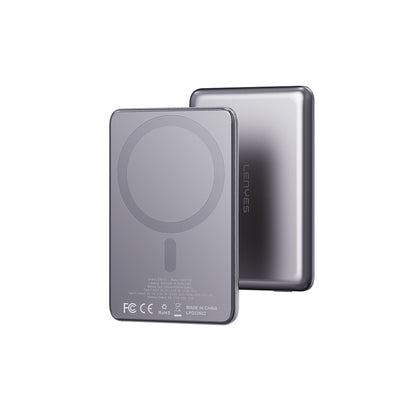 Lenyes PW0015D Ultra İnce Dijital LED Göstergeli Wireless Powerbank 15W 5000mAh