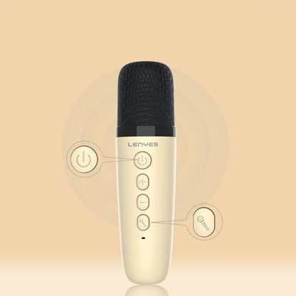 Lenyes S227 RGB Işıklı Askılı Mikrofonlu Bluetooth Speaker Hoparlör v5.3