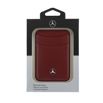 Mercedes Benz Orjinal Lisanslı Yeni Nesil 2 Hazneli Metal Logolu Deri Magnetik Kartlık