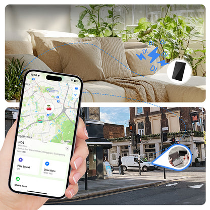 Micflip P045 Suya Dayanıklı iOS ve Android Cihazlar için Wireless Şarj Özellikli Akıllı Takip Kartı