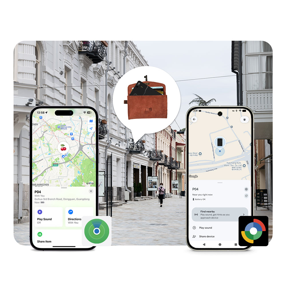 Micflip P28 Suya Dayanıklı iOS ve Android Cihazlar için Wireless Şarj Özellikli Akıllı Takip Kartı