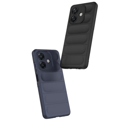 Oppo A3 Kılıf Esnek TPU Oyuklu Arka Yüzey Tasarımlı Zore Etnik Silikon Kapak