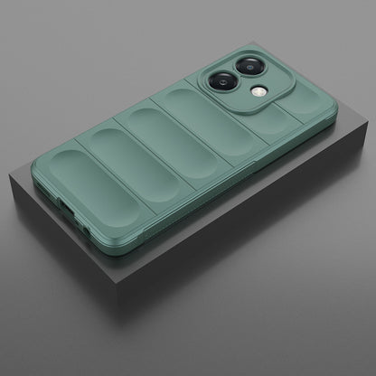 Oppo A3 Kılıf Esnek TPU Oyuklu Arka Yüzey Tasarımlı Zore Etnik Silikon Kapak