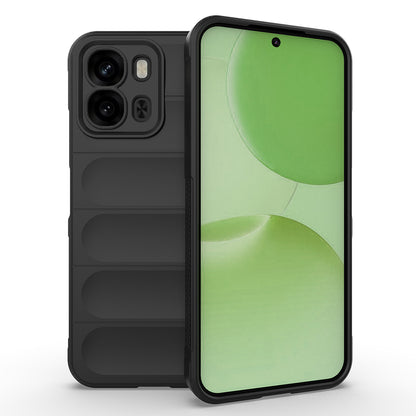 Oppo A6T Kılıf Esnek TPU Oyuklu Arka Yüzey Tasarımlı Zore Etnik Silikon Kapak