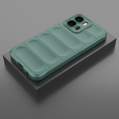 Oppo A6X Kılıf Esnek TPU Oyuklu Arka Yüzey Tasarımlı Zore Etnik Silikon Kapak