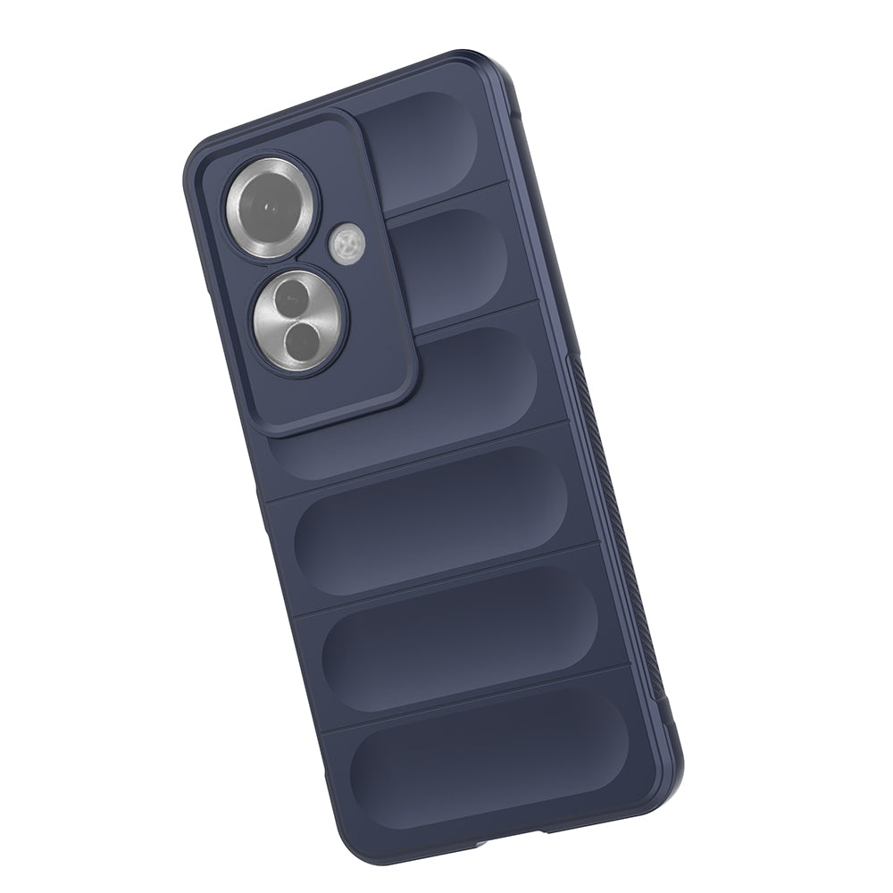 Oppo Reno 11F 5G Kılıf Esnek TPU Oyuklu Arka Yüzey Tasarımlı Zore Etnik Silikon Kapak