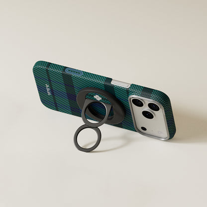 Pitaka Aramid Fiber Flora in Grid Serisi MagEZ Grip 3 Magnetik Ring Stand Telefon Tutucu