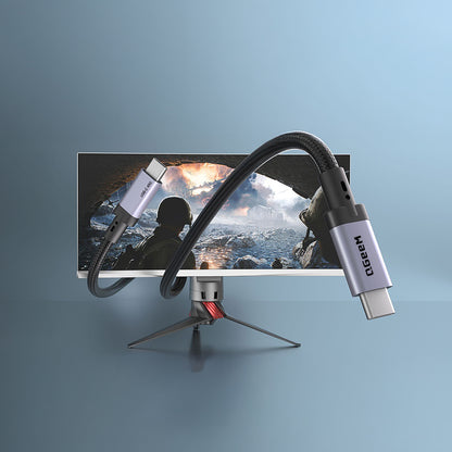 Qgeem QG03 Type-C to Type-C PD 40G 8K@60Hz Data Kablosu 240W 1.5M