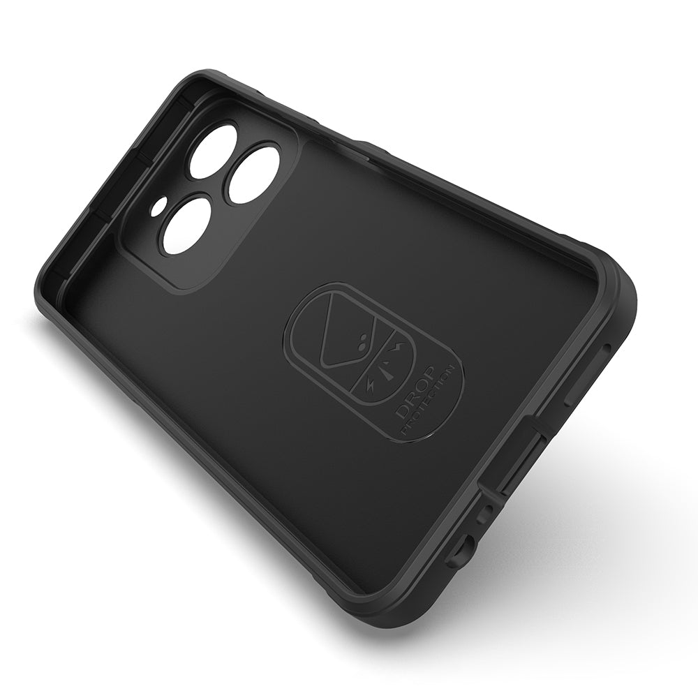 Realme C61 Kılıf Esnek TPU Oyuklu Arka Yüzey Tasarımlı Zore Etnik Silikon Kapak