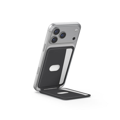Skinarma Axis Serisi Foldable Stand Özellikli Deri Tasarımlı Kartlık