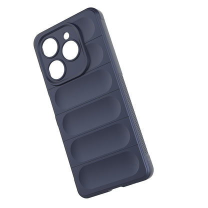 Tecno Spark 20 Pro 4G Kılıf Esnek TPU Oyuklu Arka Yüzey Tasarımlı Zore Etnik Silikon Kapak