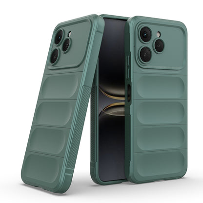 Tecno Spark 40 Kılıf Esnek TPU Oyuklu Arka Yüzey Tasarımlı Zore Etnik Silikon Kapak