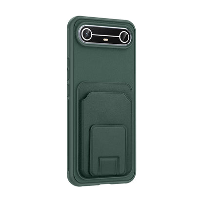 Tecno Spark Slim 5G Kılıf Kartlıklı TPU Zore Bikart Kapak