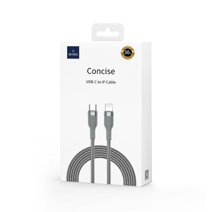 Wiwu Wİ-C017 Concise Serisi Type-C to Lightning PD Data Kablo 30W 2 Metre