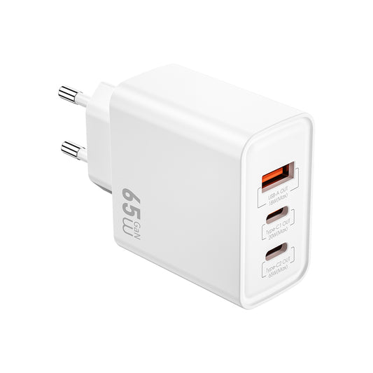 Wiwu Wi-G005 Essen Serisi GaN Tech PD Hızlı Şarj Özellikli Şarj Başlığı 65W