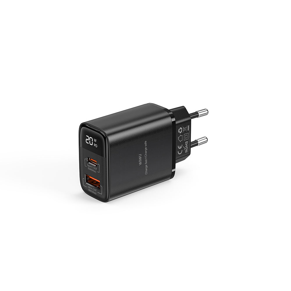Wiwu Wi-G009 Firefly Serisi GaN Tech PD Hızlı Şarj Özellikli Şarj Başlığı 20W