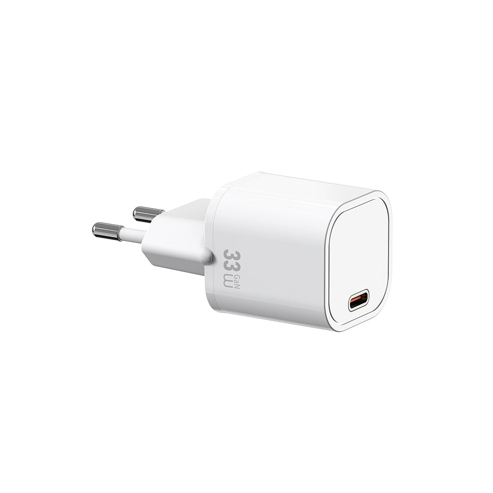 Wiwu Wi-G015 Cube Serisi GaN Tech PD Hızlı Şarj Özellikli Mini Şarj Başlığı 33W