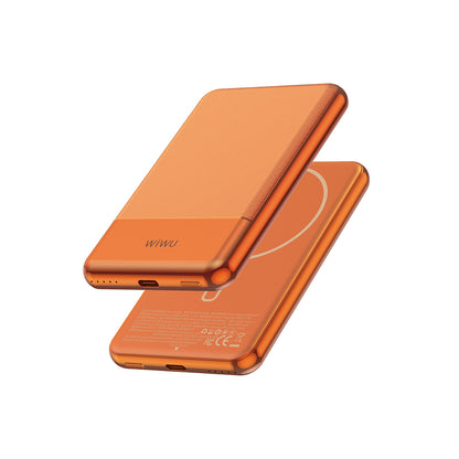 Wiwu Wi-P088 LED Işık Göstergeli PD 20W Kablosuz Powerbank 5000mAh 15W