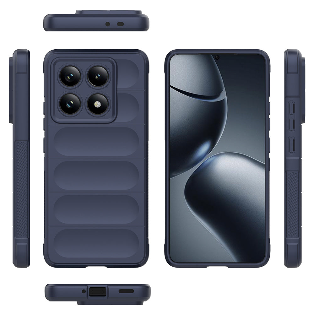 Xiaomi 14T Pro Kılıf Esnek TPU Oyuklu Arka Yüzey Tasarımlı Zore Etnik Silikon Kapak