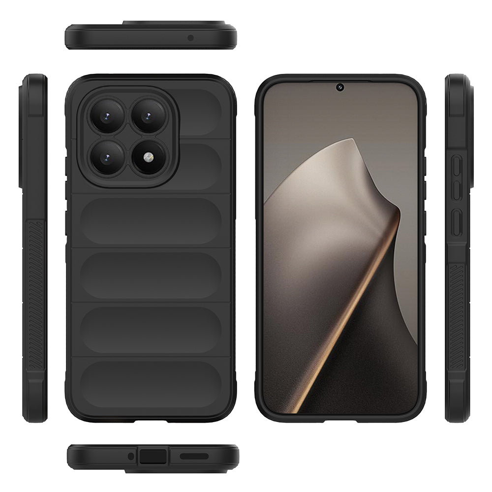 Xiaomi 15T Kılıf Esnek TPU Oyuklu Arka Yüzey Tasarımlı Zore Etnik Silikon Kapak