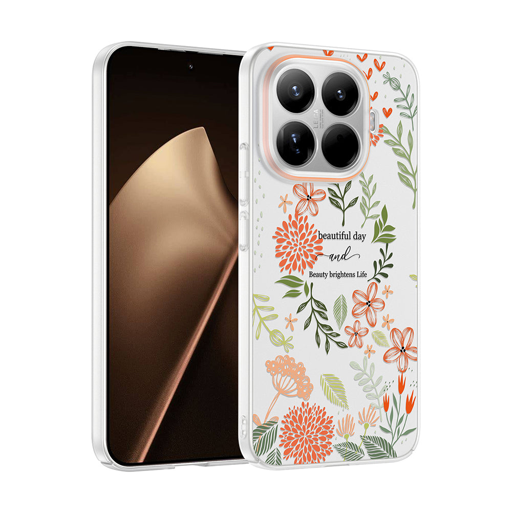 Xiaomi 15T Pro Kılıf Kamera Korumalı Desenli Zore Klip Kapak