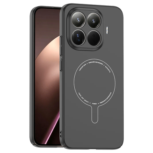 Xiaomi 15T Pro Kılıf M-Safe Şarj Özellikli Kamera Korumalı Zore Elio Sert PC Kapak