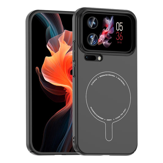 Xiaomi 17 Pro Kılıf M-Safe Şarj Özellikli Kamera Korumalı Zore Elio Sert PC Kapak