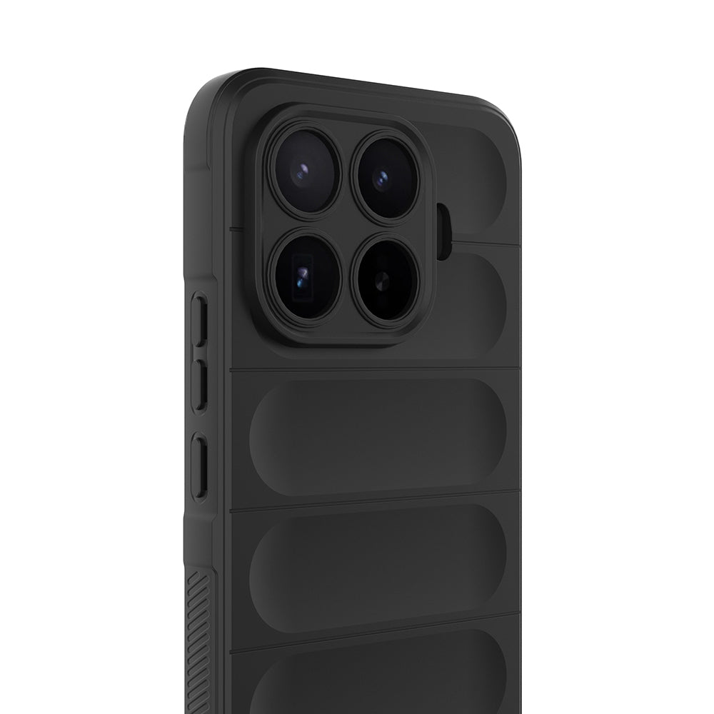 Xiaomi 17T Kılıf Esnek TPU Oyuklu Arka Yüzey Tasarımlı Zore Etnik Silikon Kapak