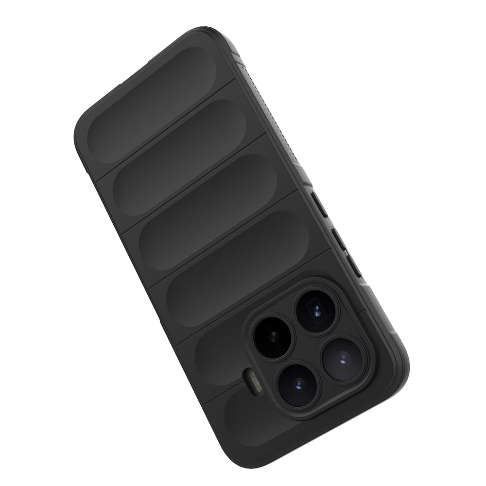 Xiaomi 17T Kılıf Esnek TPU Oyuklu Arka Yüzey Tasarımlı Zore Etnik Silikon Kapak
