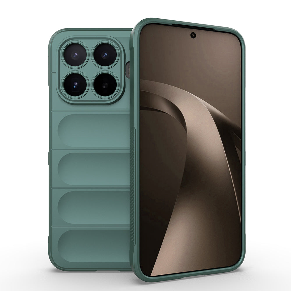 Xiaomi 17T Kılıf Esnek TPU Oyuklu Arka Yüzey Tasarımlı Zore Etnik Silikon Kapak
