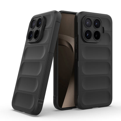 Xiaomi 17T Pro Kılıf Esnek TPU Oyuklu Arka Yüzey Tasarımlı Zore Etnik Silikon Kapak