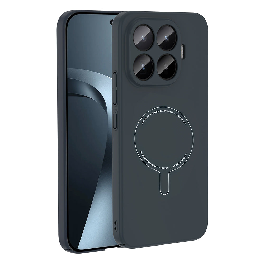 Xiaomi 17T Pro Kılıf M-Safe Şarj Özellikli Kamera Korumalı Zore Elio Sert PC Kapak