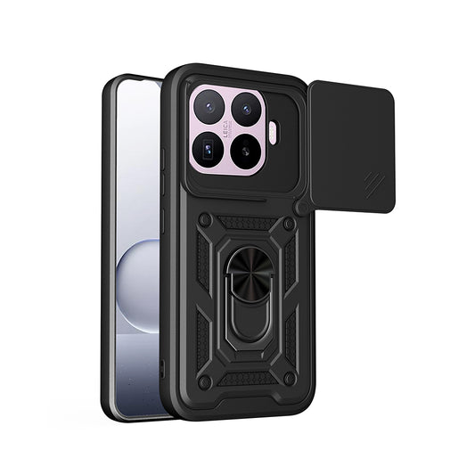 Xiaomi 17T Pro Kılıf Magnetik Standlı Kamera Korumalı Zore Sürgülü Vega Kapak