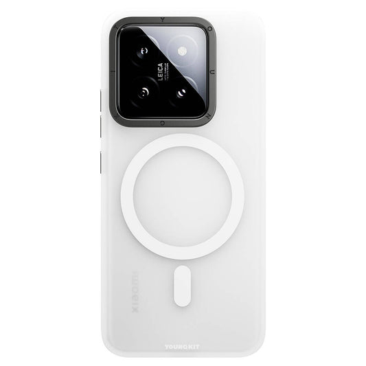 Xiaomi Mi 14 Kılıf M-safe Şarj Özellikli Youngkit Hidden Sand Serisi Kapak