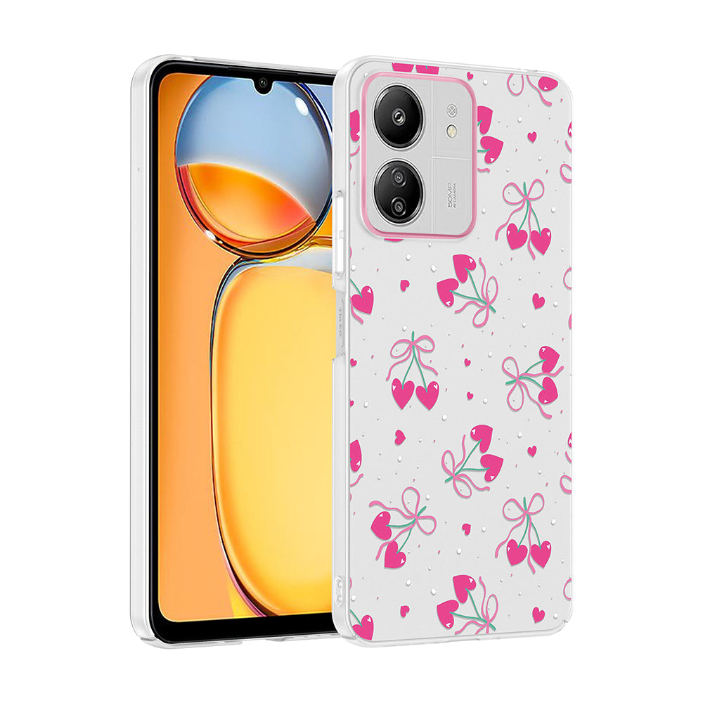 Xiaomi Poco C65 Kılıf Kamera Korumalı Desenli Zore Klip Kapak