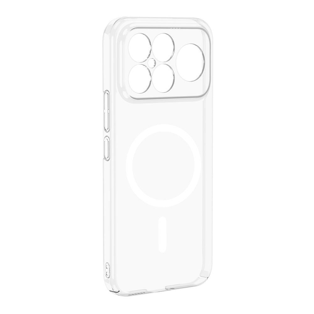 Xiaomi Poco F8 Ultra Kamera Korumalı M-Safe Şarj Özellikli Şeffaf Zore London Sert PC Kapak