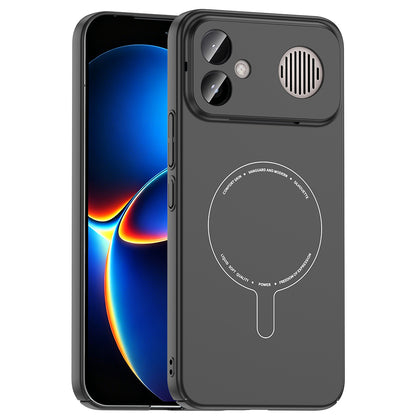 Xiaomi Poco F8 Ultra Kılıf M-Safe Şarj Özellikli Kamera Korumalı Zore Elio Sert PC Kapak