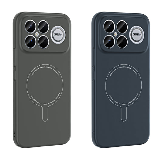Xiaomi Poco F8 Ultra Kılıf M-Safe Şarj Özellikli Kamera Korumalı Zore Elio Sert PC Kapak